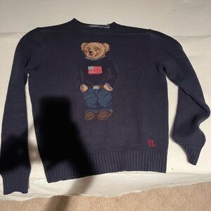 NWOT Authentic Ralph Lauren Bear Sweater Men’s Small